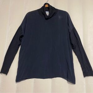 Kristensen Du Nord Women’s Tunic Blouse Size US 6 Silk Cashmere Boxy Minimalist